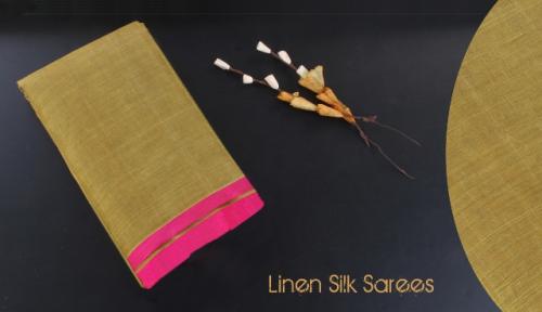 Linen Silk Sarees